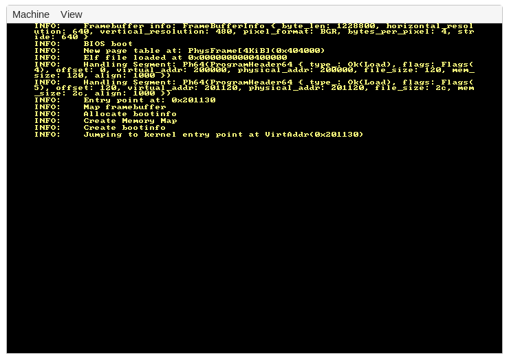 QEMU printing several INFO: log messages