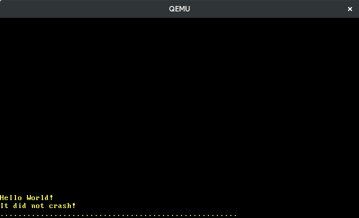 QEMU imprimiendo scancodes en la pantalla cuando se presionan teclas